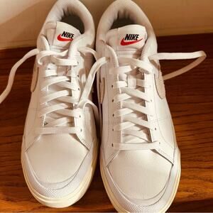 Nike Court Legacy Next Nature White Green Sneakers Women’s  10 Casual Comfort